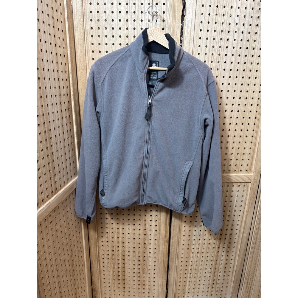 Nike ACG Therma-FIT Fleece Jacket Mens Small Grey Full Zip Thermal Layer Vintage